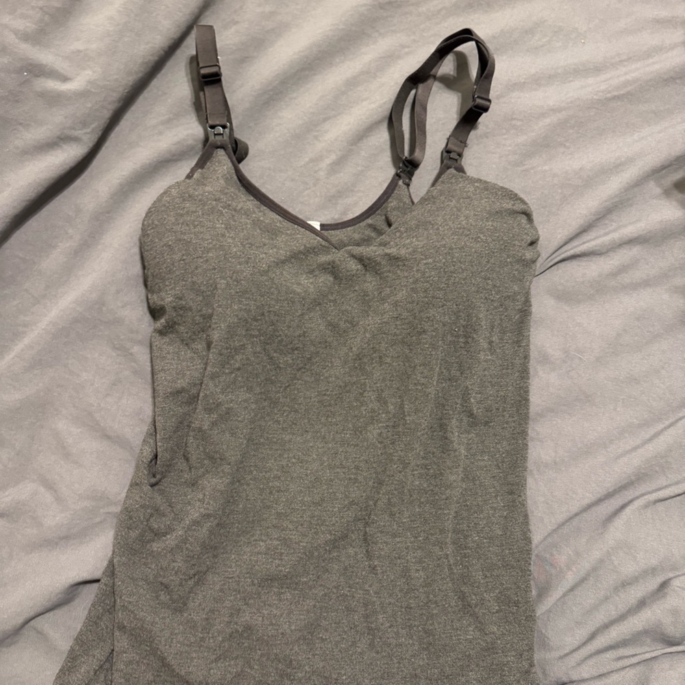 Auden Charcoal Nursing Tank